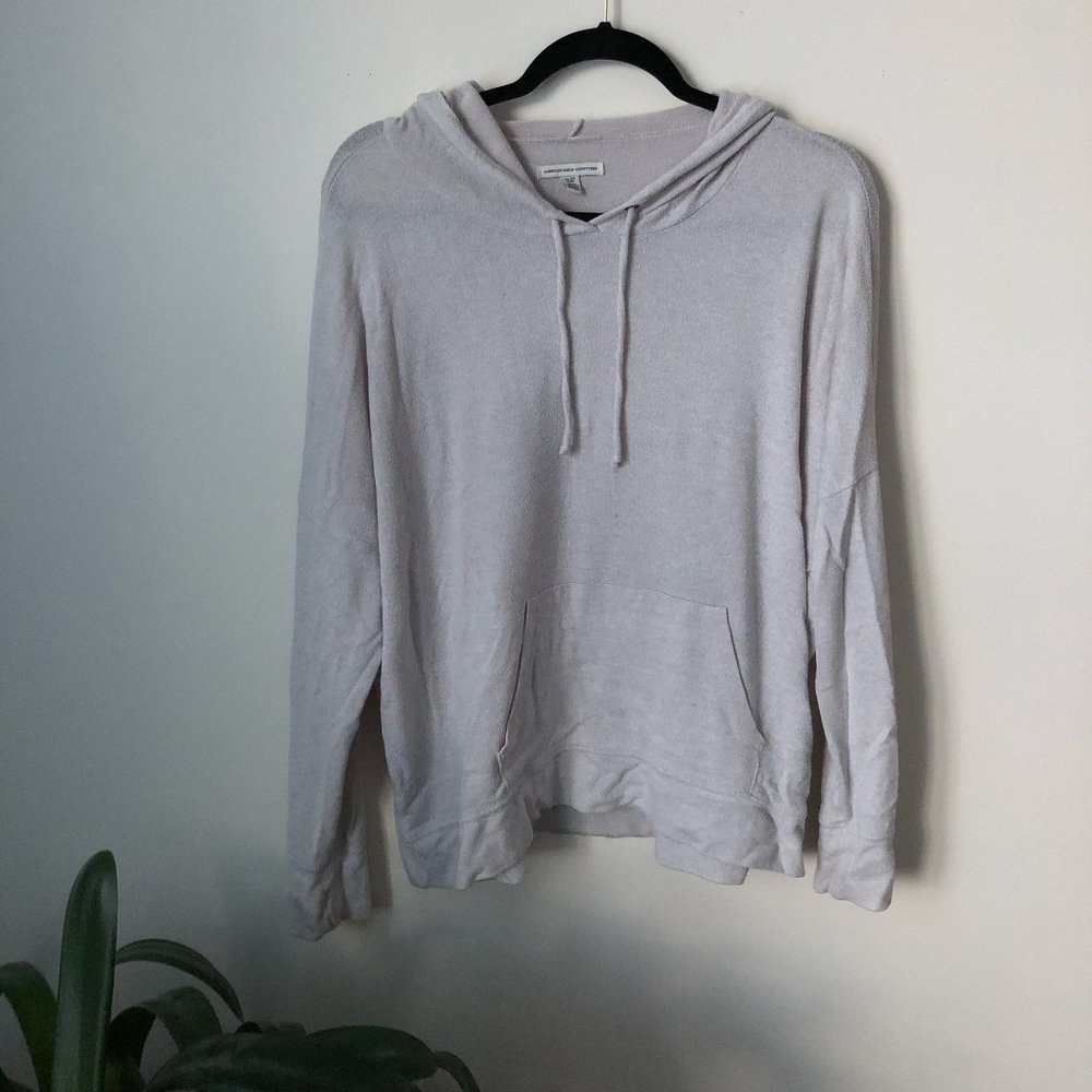 Oversized Cream Hoodie